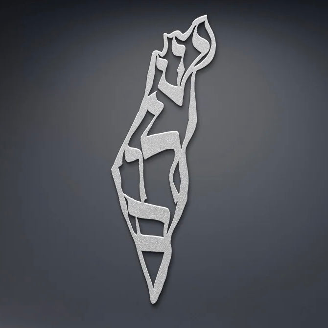 Peace in Israel by Leah Luria - Metal Wall Art