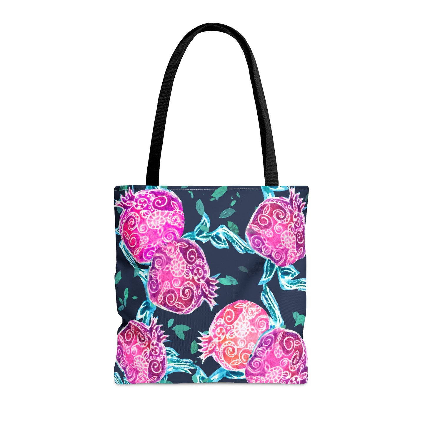 “Pomegranate Whimsy” by Leah Luria Tote Bag