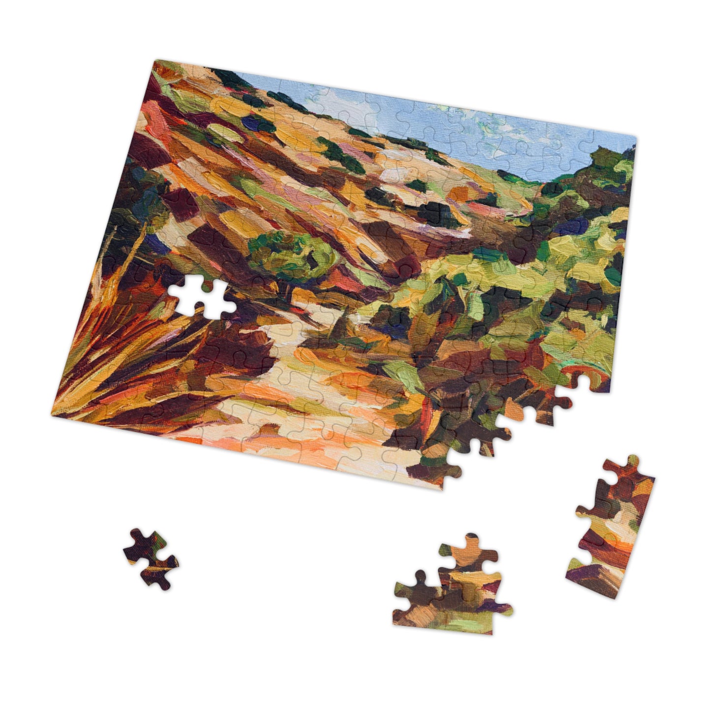 “Lech Lecha” by Leah Luria Jigsaw Puzzle (30, 110, 252, 500,1000-Piece)