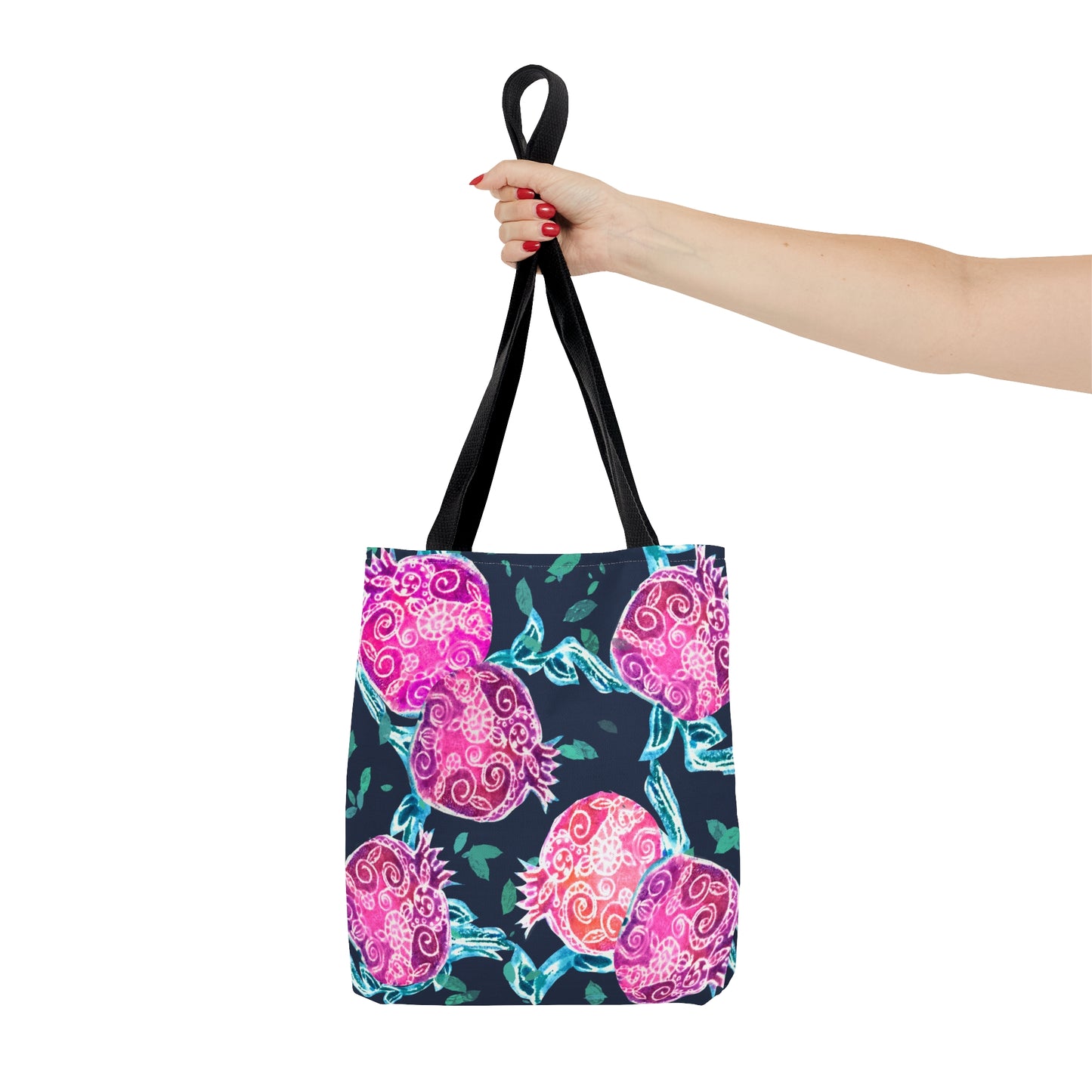 “Pomegranate Whimsy” by Leah Luria Tote Bag