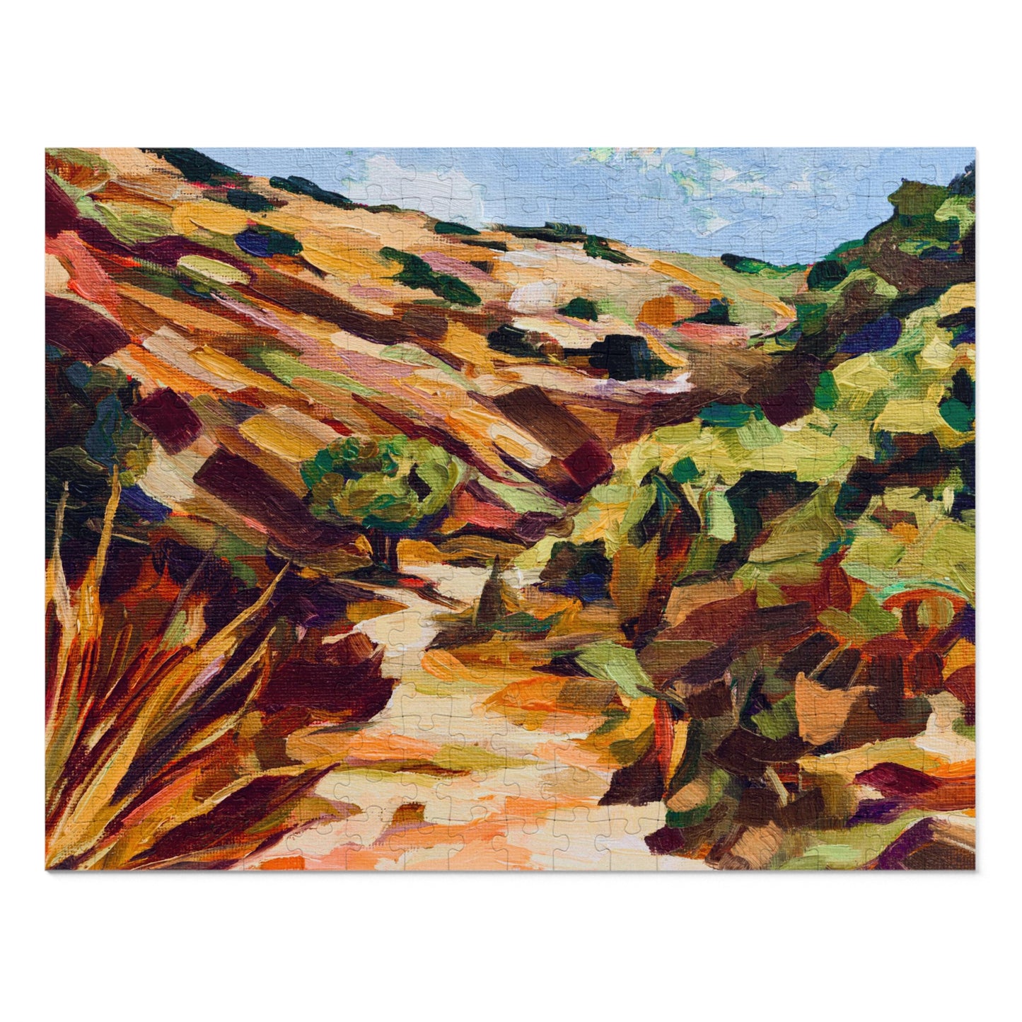 “Lech Lecha” by Leah Luria Jigsaw Puzzle (30, 110, 252, 500,1000-Piece)