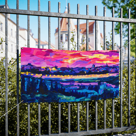 Sacred Horizon Sukkah Tapestry (waterproof)