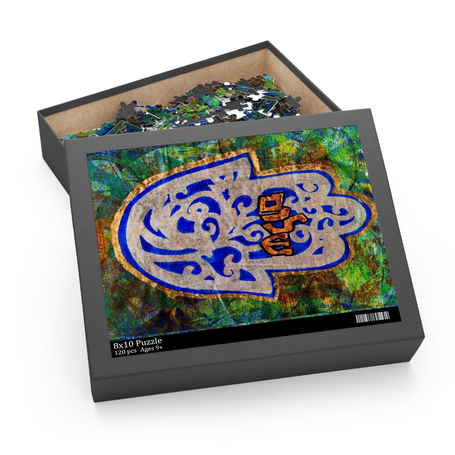 "Hamsa of Peace" by Esther Cohen Puzzle (120, 252, 500-Piece)