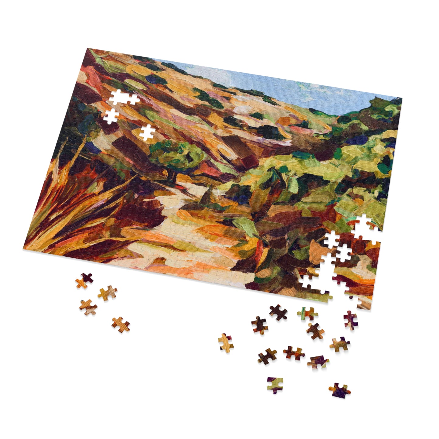 “Lech Lecha” by Leah Luria Jigsaw Puzzle (30, 110, 252, 500,1000-Piece)