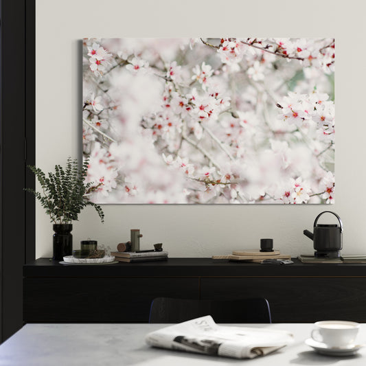 Almond Blossom Joy by Yehoshua Halevi Acrylic Print (French Cleat Hanging)