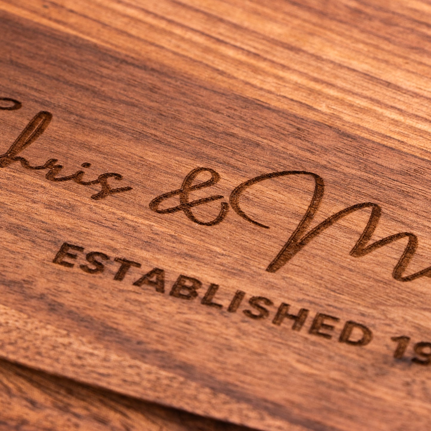 Olive Branches Personalized Challah BoardnArched Wood Cutting Board with Groove - 12" x 9"