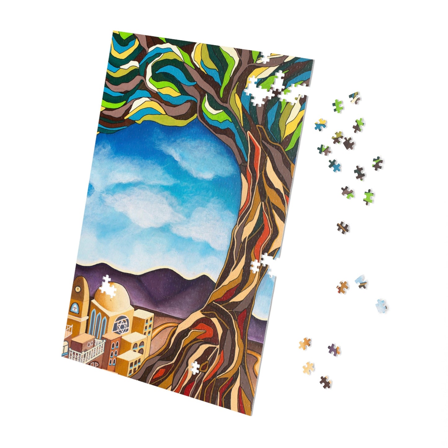 "The Tree of Life" by Yael Flatauer Jigsaw Puzzle (30, 110, 252-Pieces)