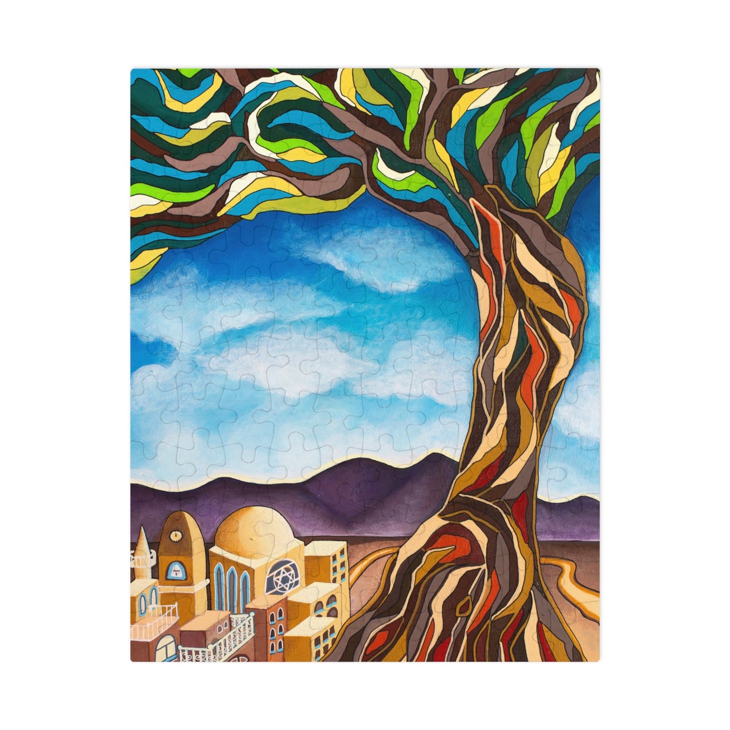 "The Tree of Life" by Yael Flatauer Jigsaw Puzzle (30, 110, 252-Pieces)