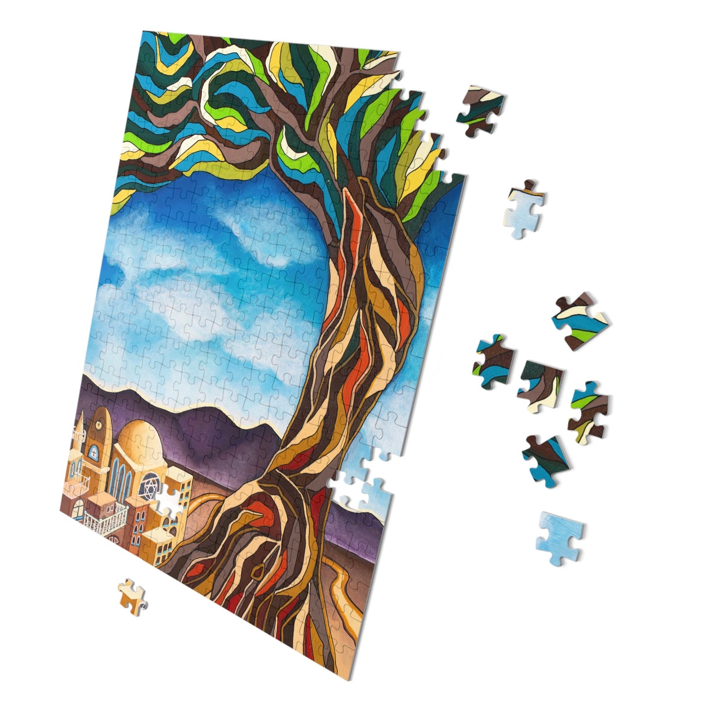 "The Tree of Life" by Yael Flatauer Jigsaw Puzzle (30, 110, 252-Pieces)
