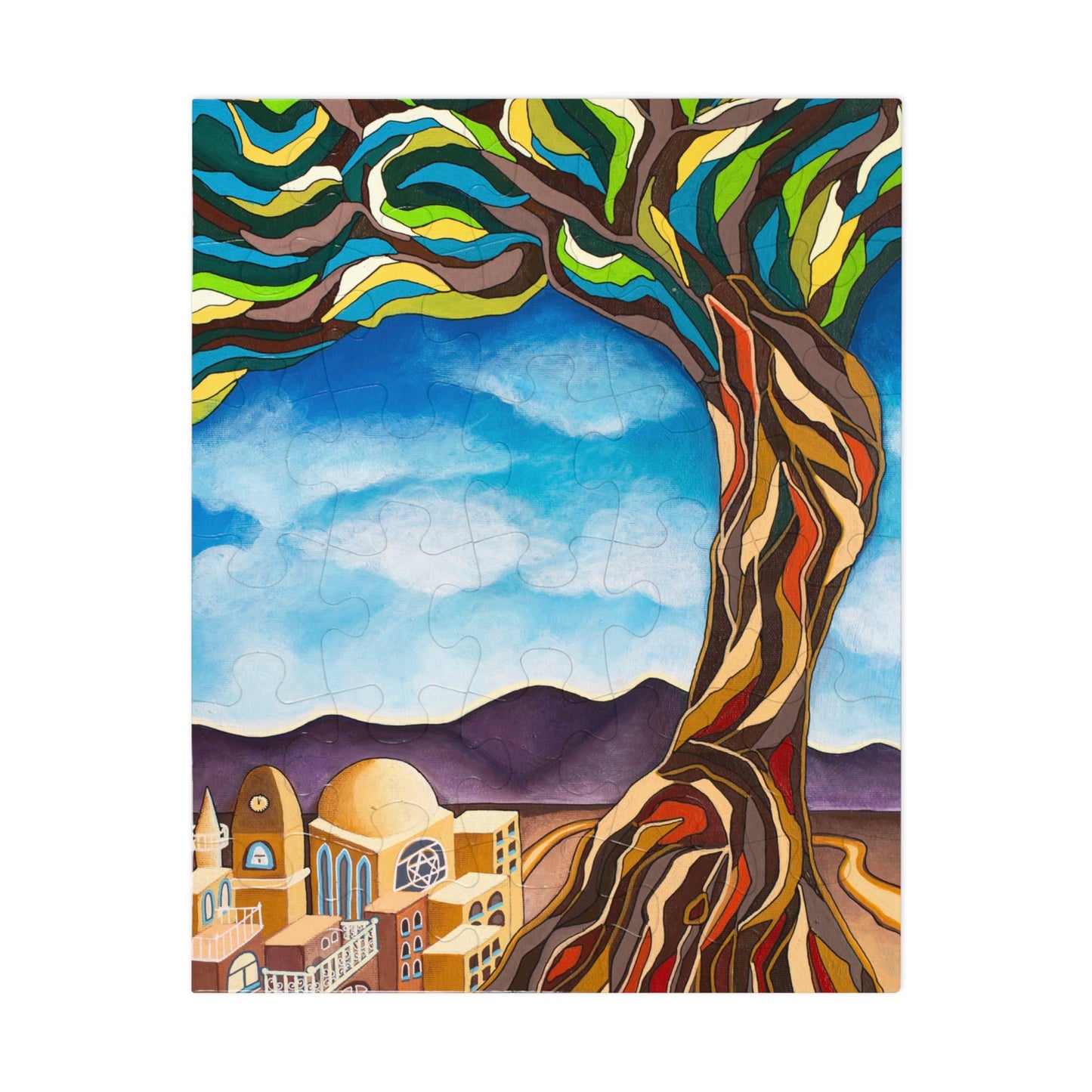 "The Tree of Life" by Yael Flatauer Jigsaw Puzzle (30, 110, 252-Pieces)