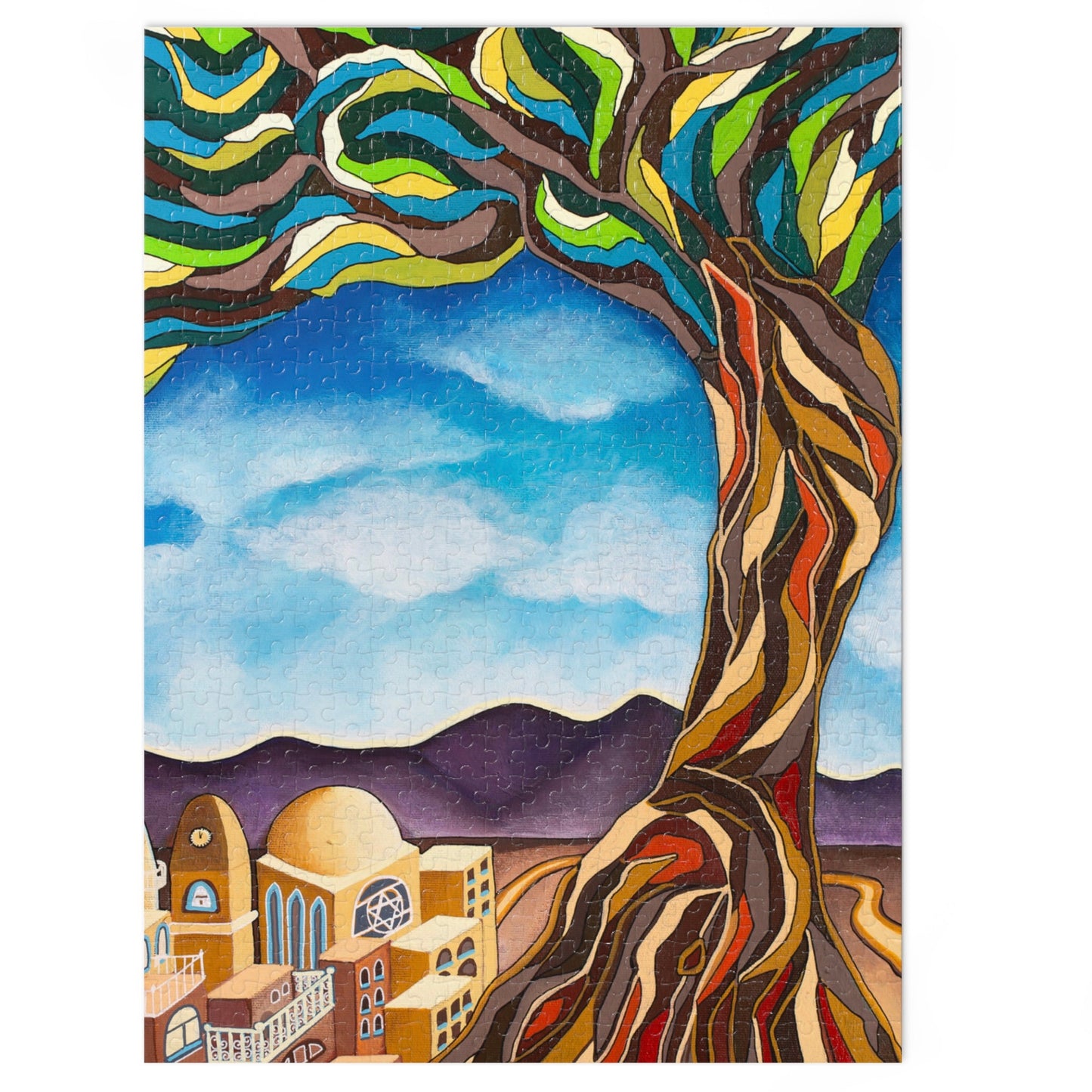 "The Tree of Life" by Yael Flatauer Jigsaw Puzzle (30, 110, 252-Pieces)