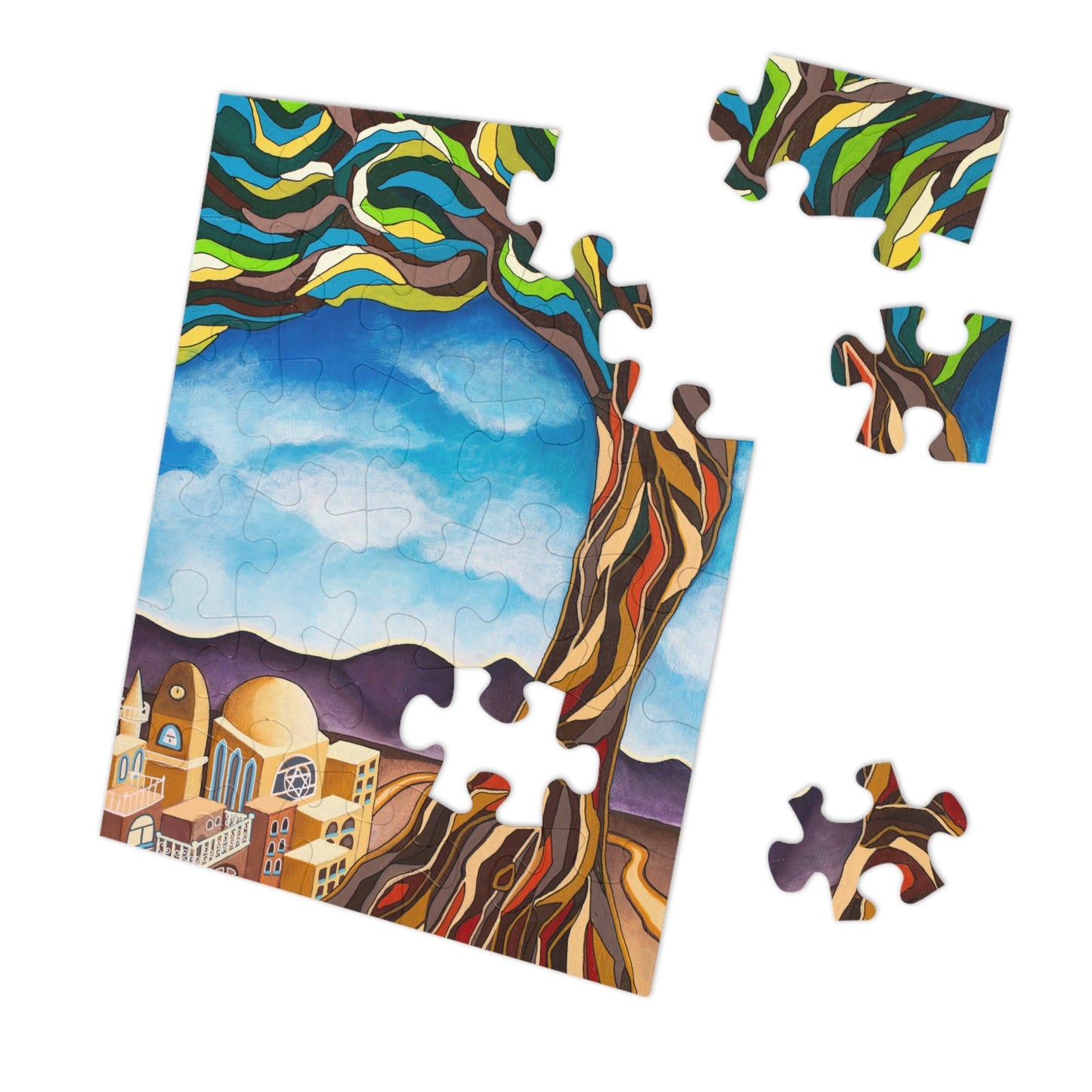 "The Tree of Life" by Yael Flatauer Jigsaw Puzzle (30, 110, 252-Pieces)