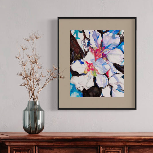 Abstracted Almond Blossom Blooms