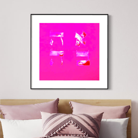 "Pink Love" by Dov Laimon Fine Art Print (Canvas Giclée/Fine Art Paper)