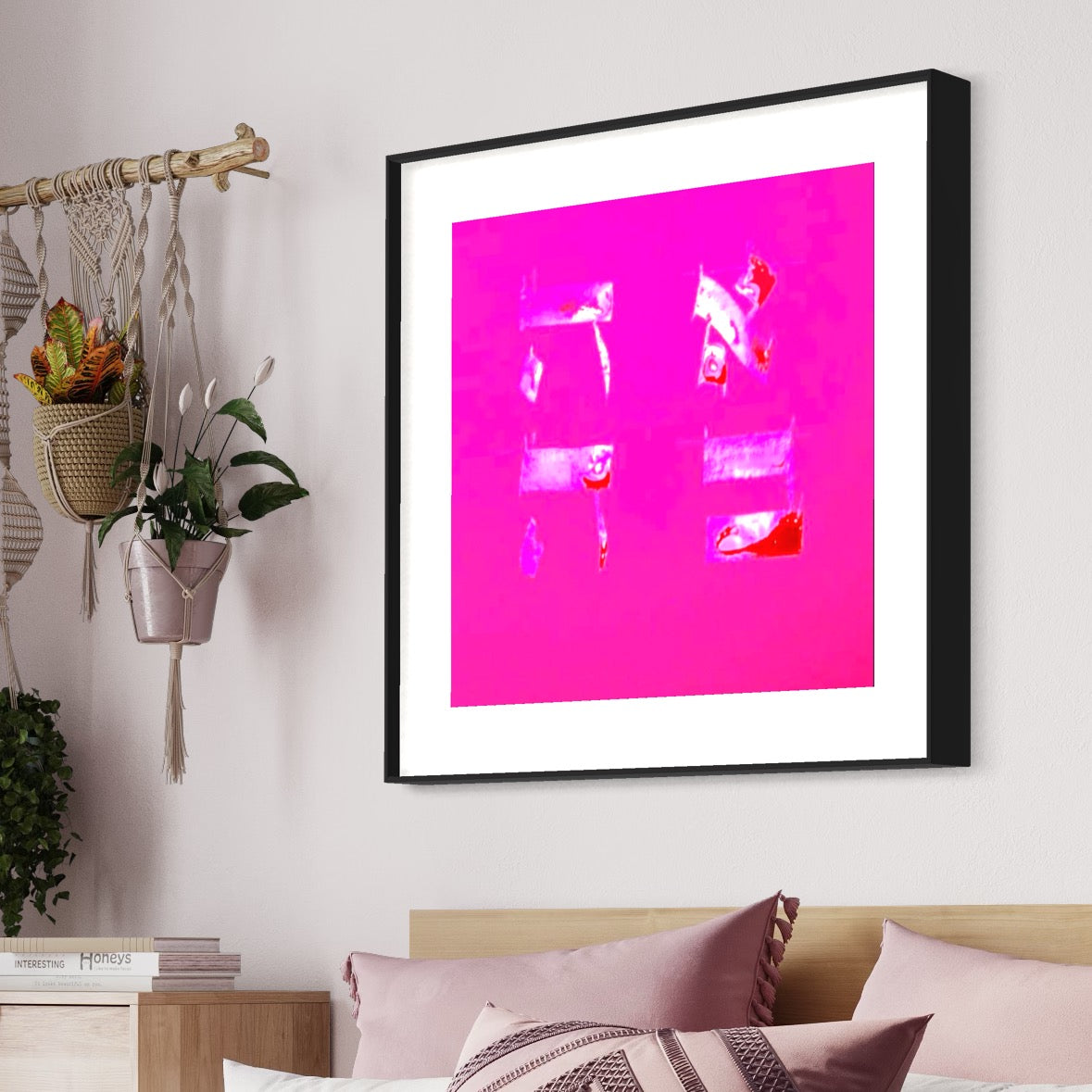 "Pink Love" by Dov Laimon Fine Art Print (Canvas Giclée/Fine Art Paper)