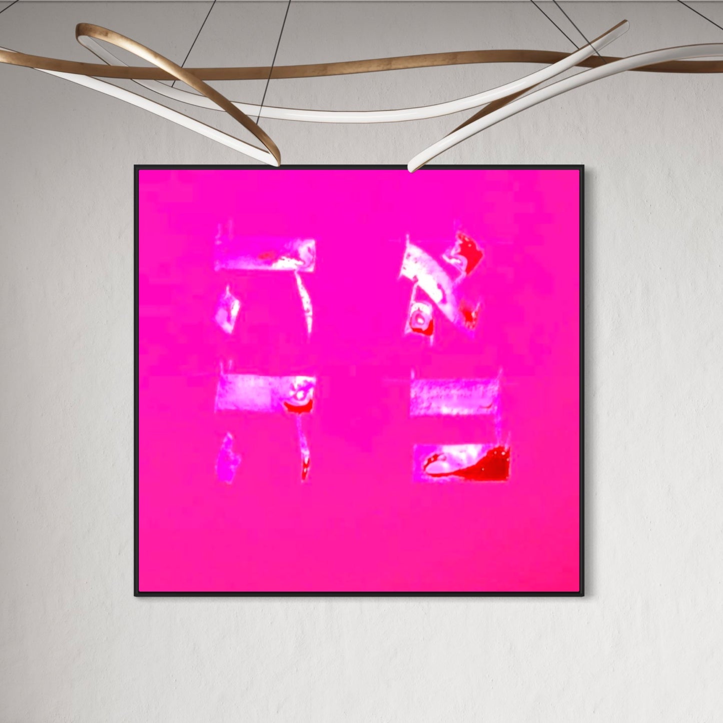 "Pink Love" by Dov Laimon Fine Art Print (Canvas Giclée/Fine Art Paper)