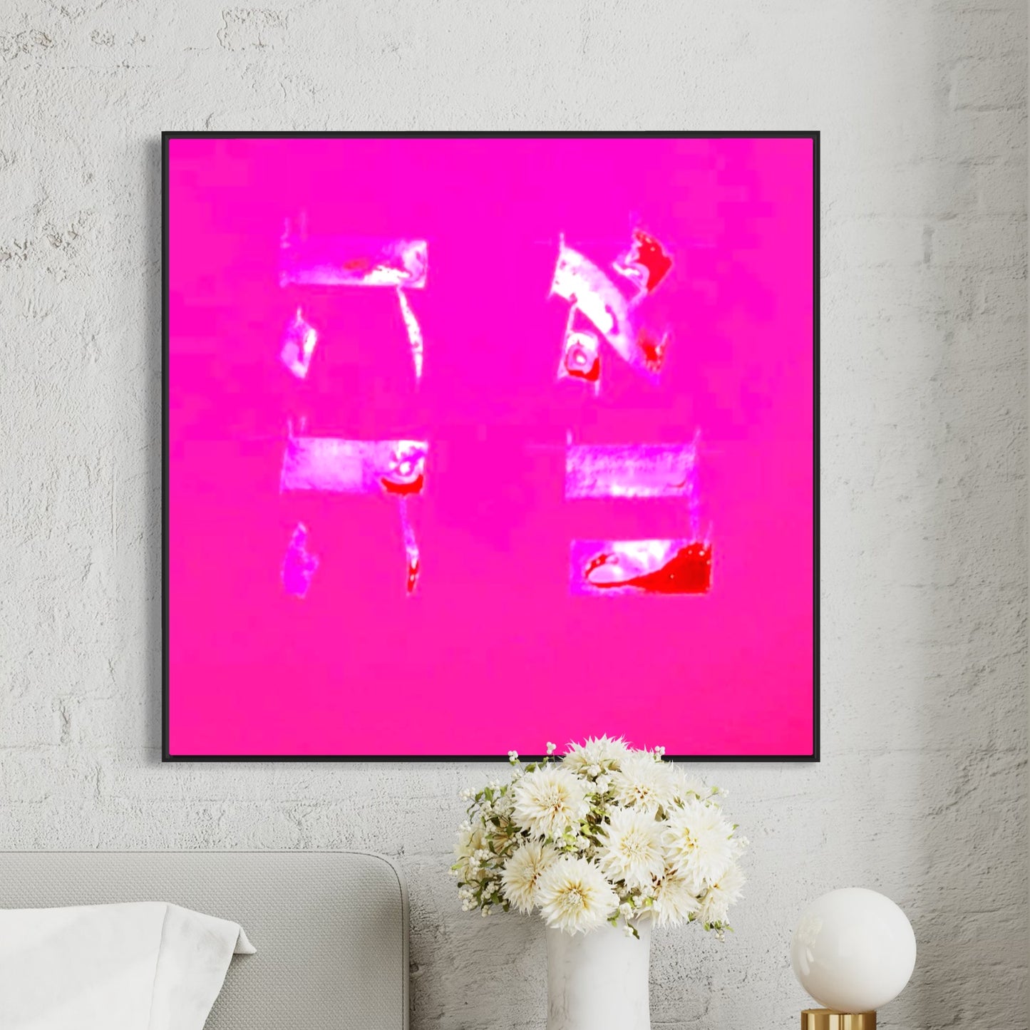 "Pink Love" by Dov Laimon Fine Art Print (Canvas Giclée/Fine Art Paper)