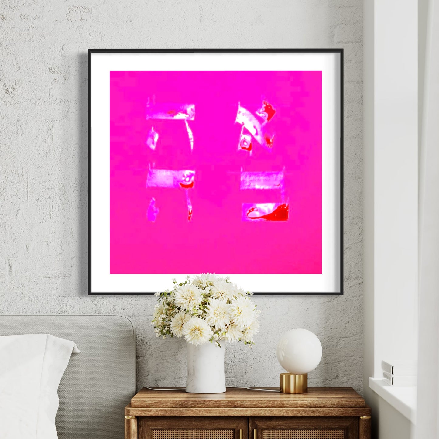 "Pink Love" by Dov Laimon Fine Art Print (Canvas Giclée/Fine Art Paper)