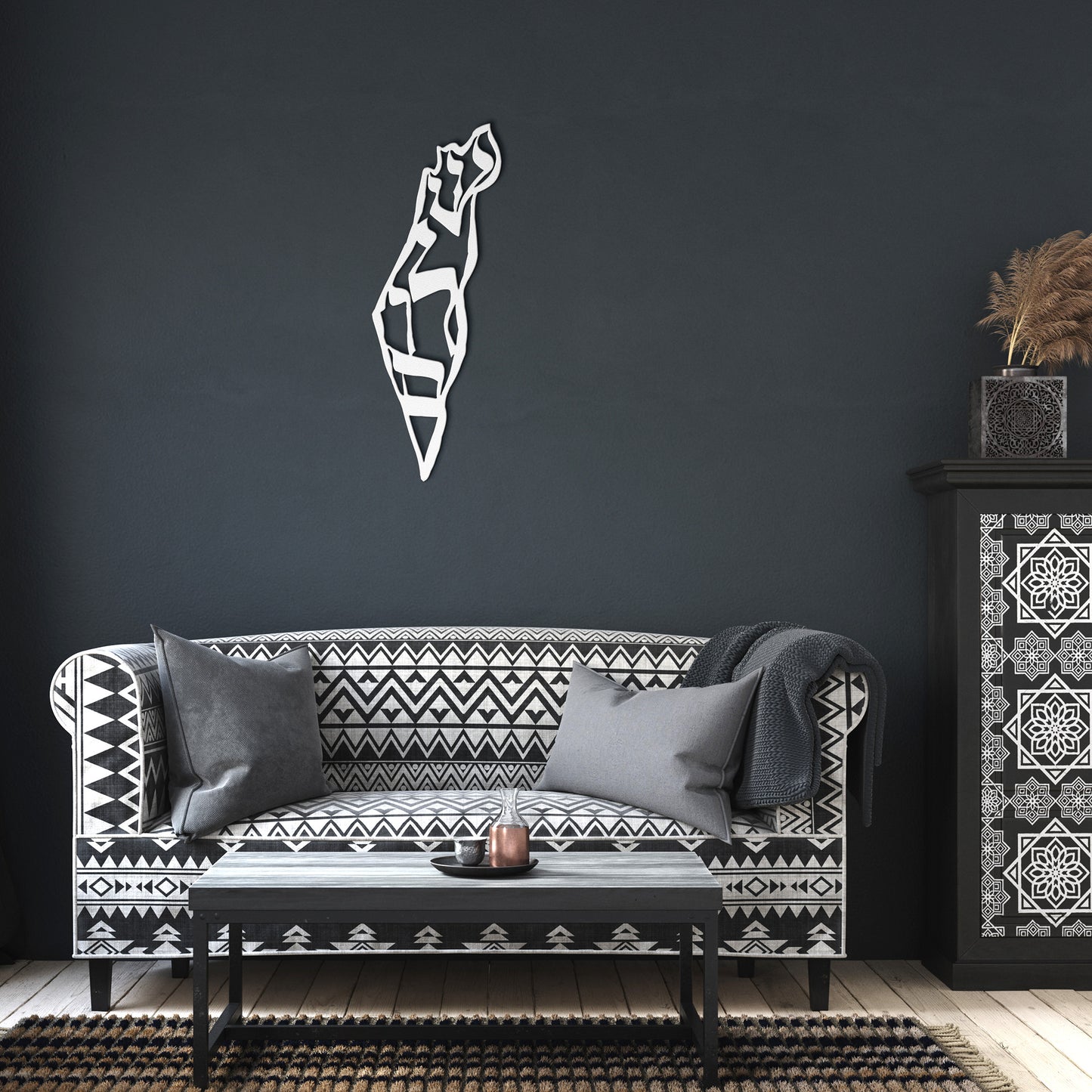 Peace in Israel by Leah Luria - Metal Wall Art