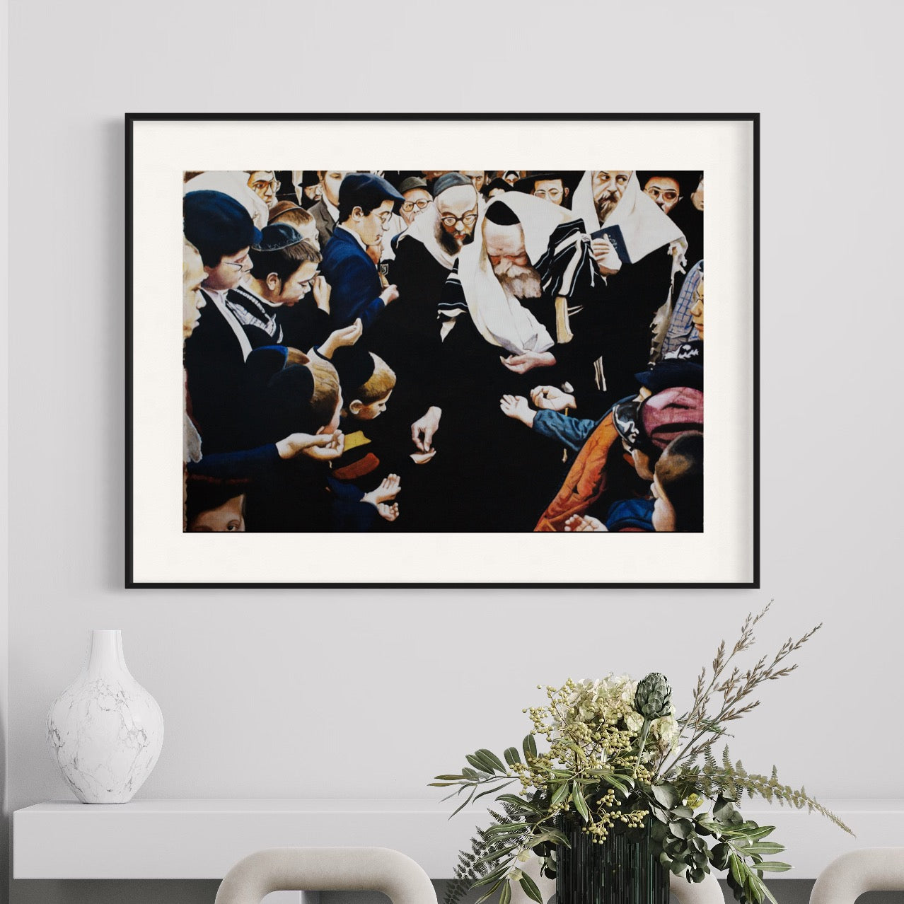 Tzedoqah by Pinchas Bensusan Fine Art Print on Canvas Giclée/Fine Art Paper