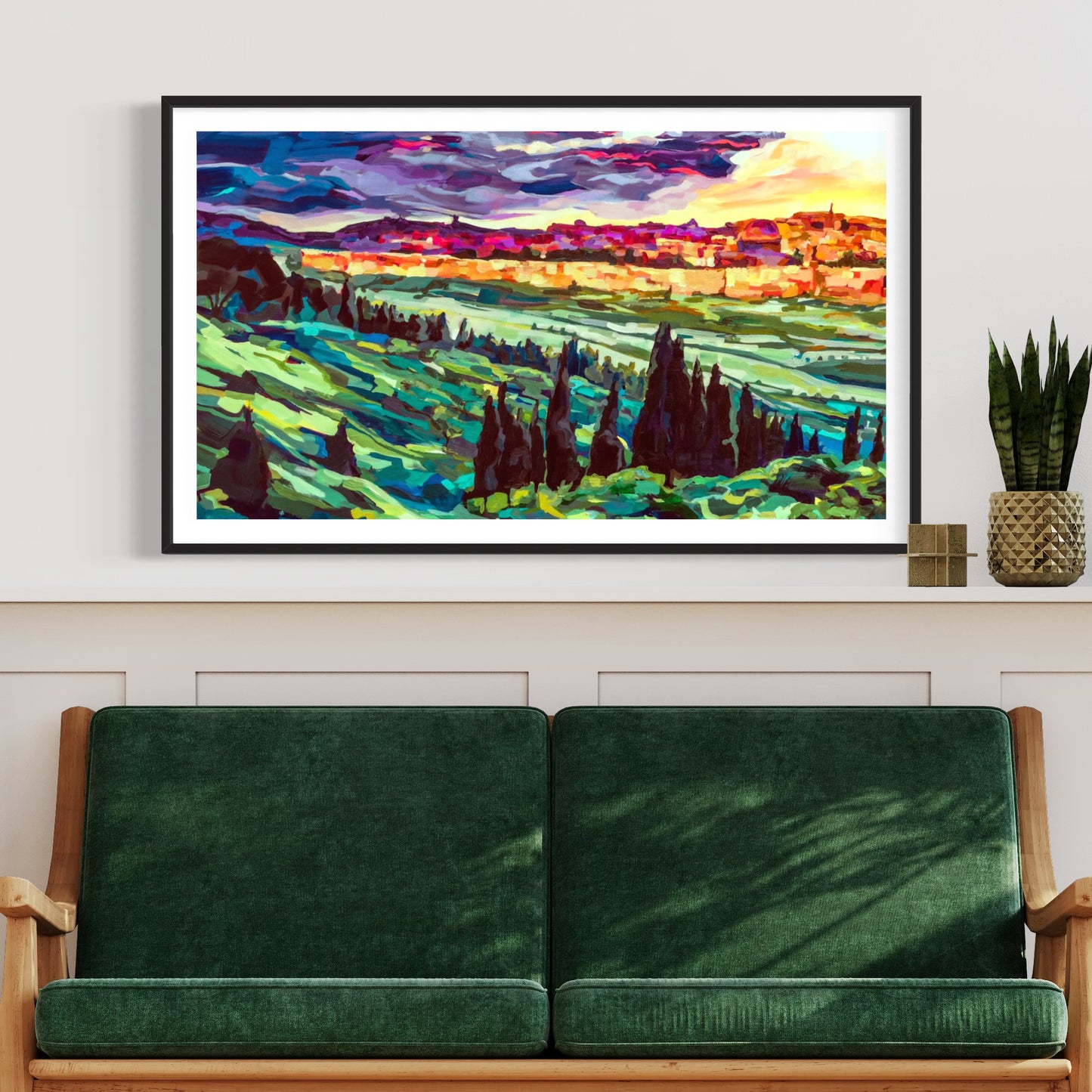 Vibrancy of Jerusalem by Leah Luria Fine Art Print on Paper or Canvas Giclée