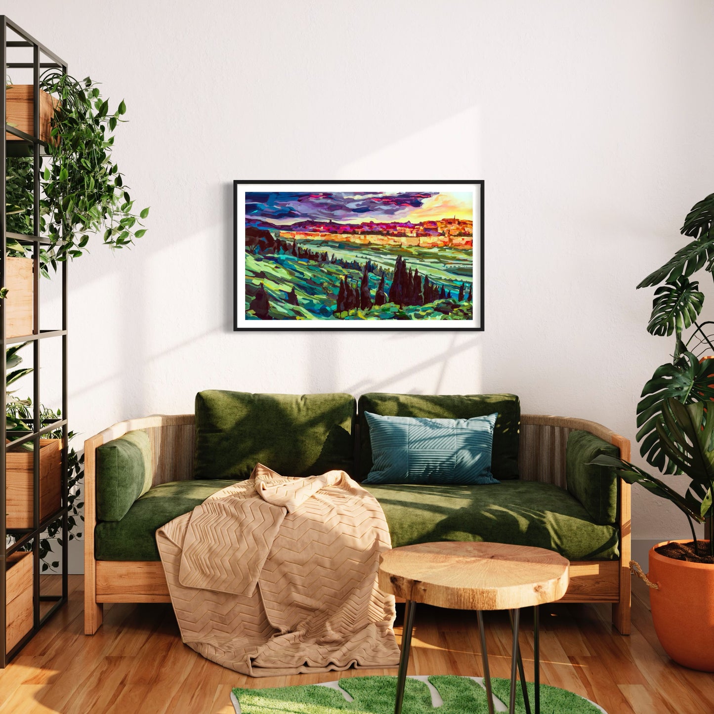 Vibrancy of Jerusalem by Leah Luria Fine Art Print on Paper or Canvas Giclée