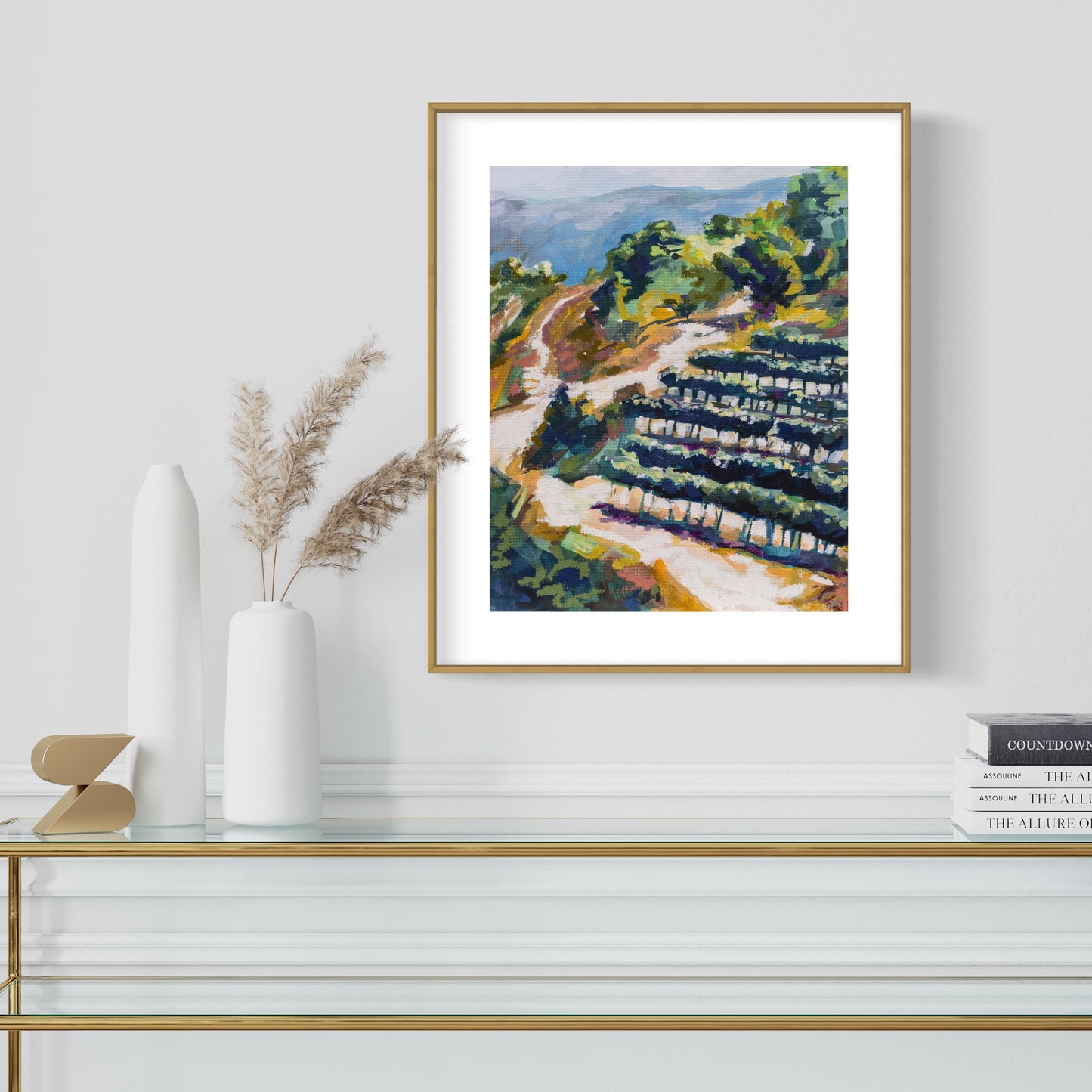 Vineyard in the Gush Print