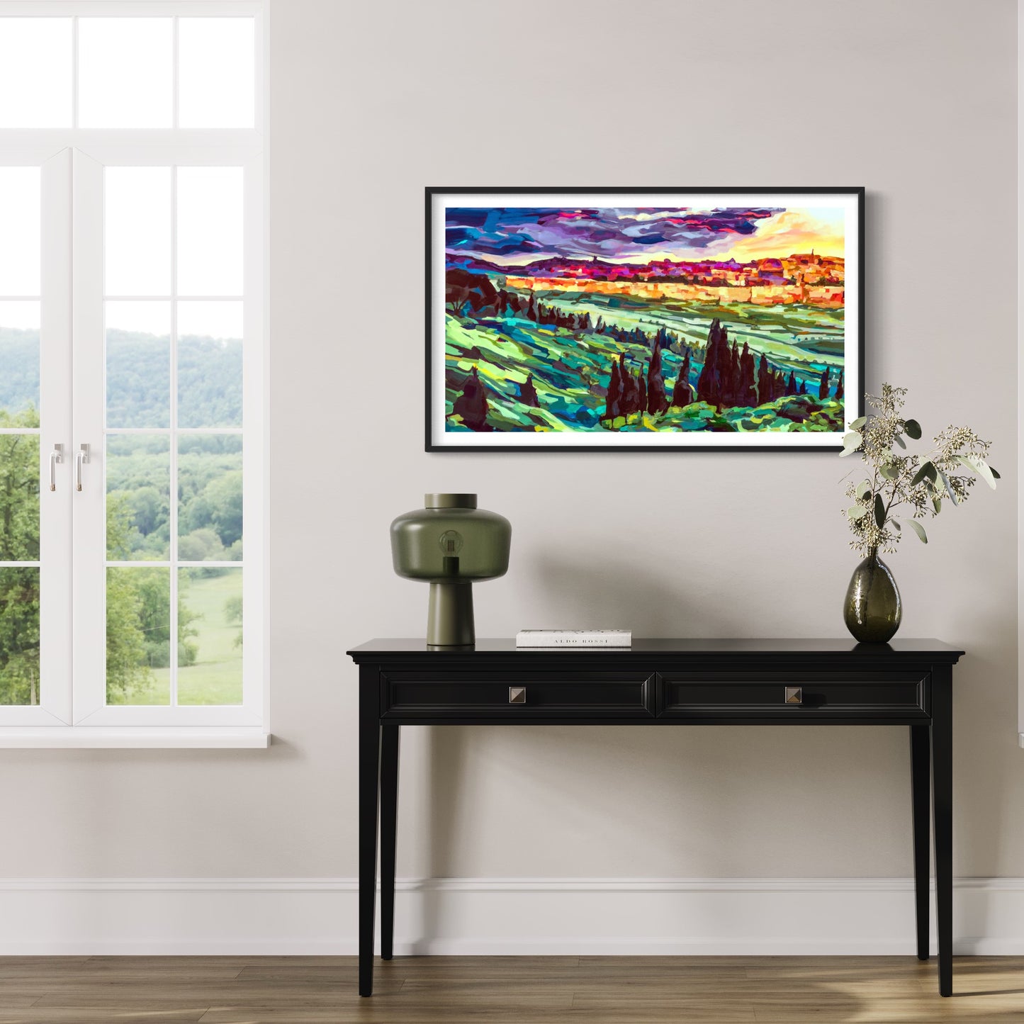 Vibrancy of Jerusalem by Leah Luria Fine Art Print on Paper or Canvas Giclée