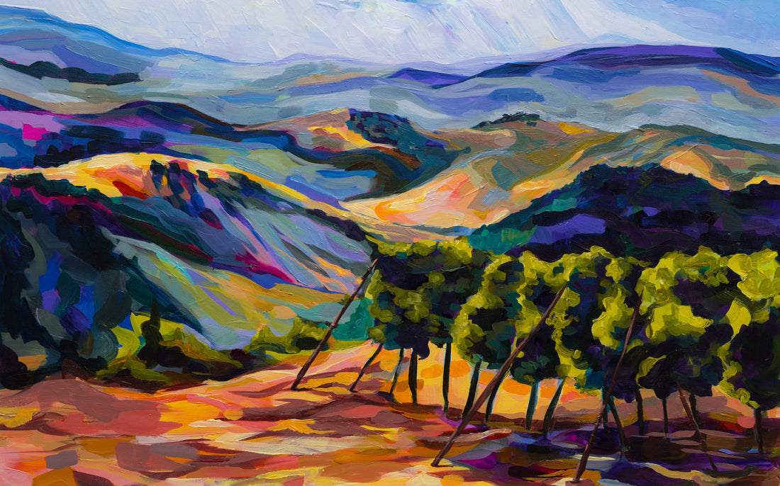 The Story Behind the Painting: Vineyards Beneath Jerusalem’s Sky