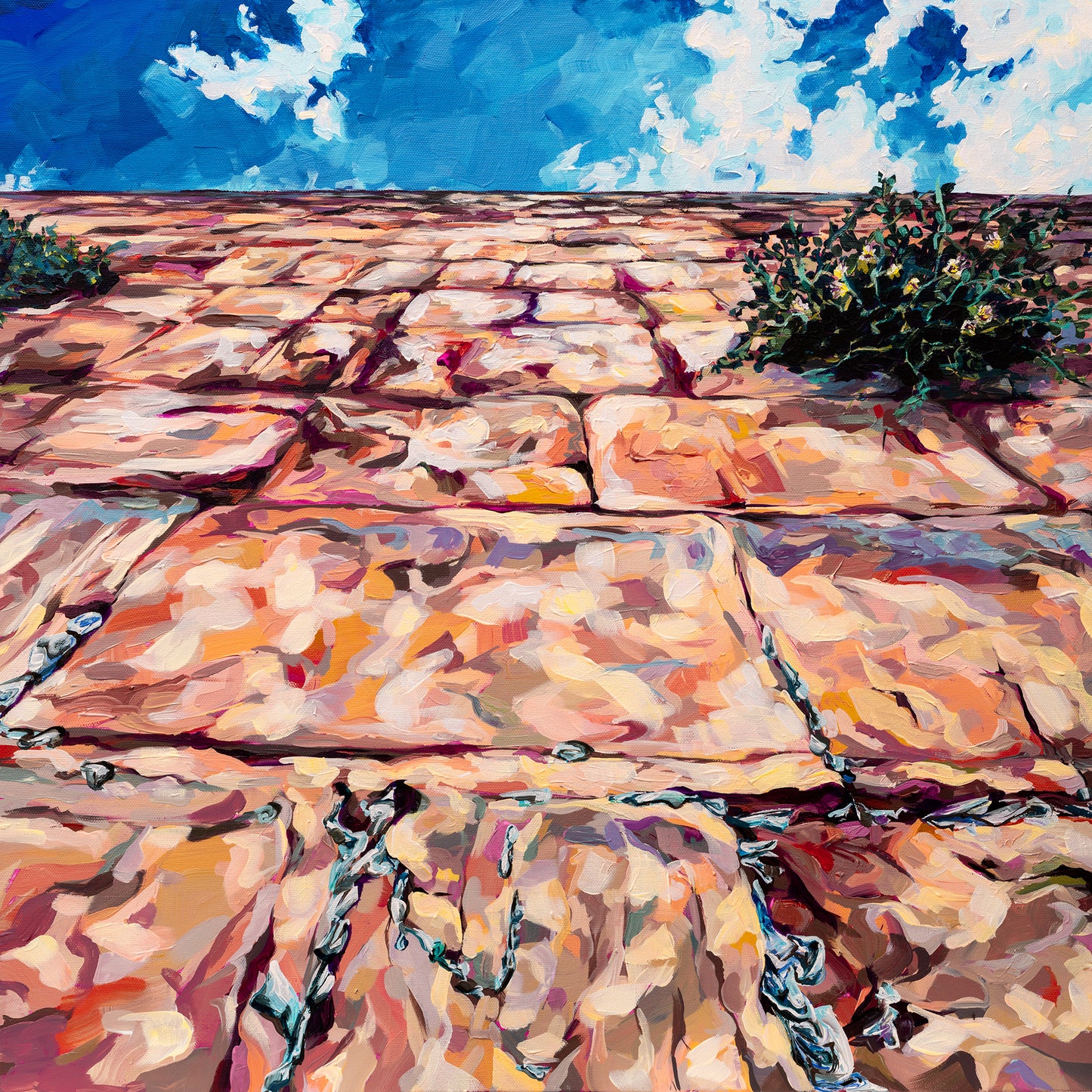 Kotel from Below III by Leah Luria Print on Fine Art Paper or Canvas Giclée