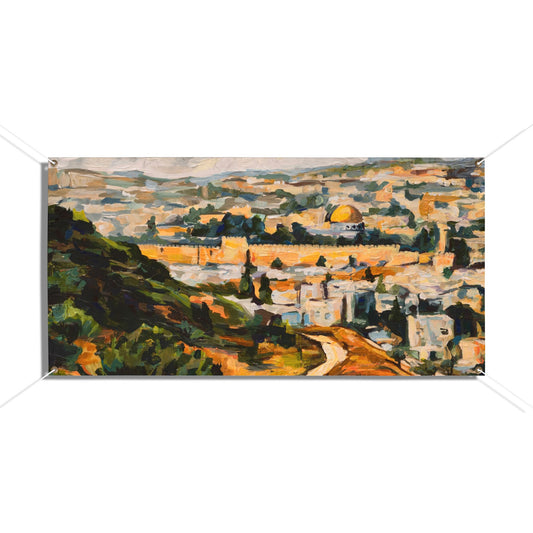 Modern Pilgrimage Leah Luria Sukkah Tapestry (waterproof)