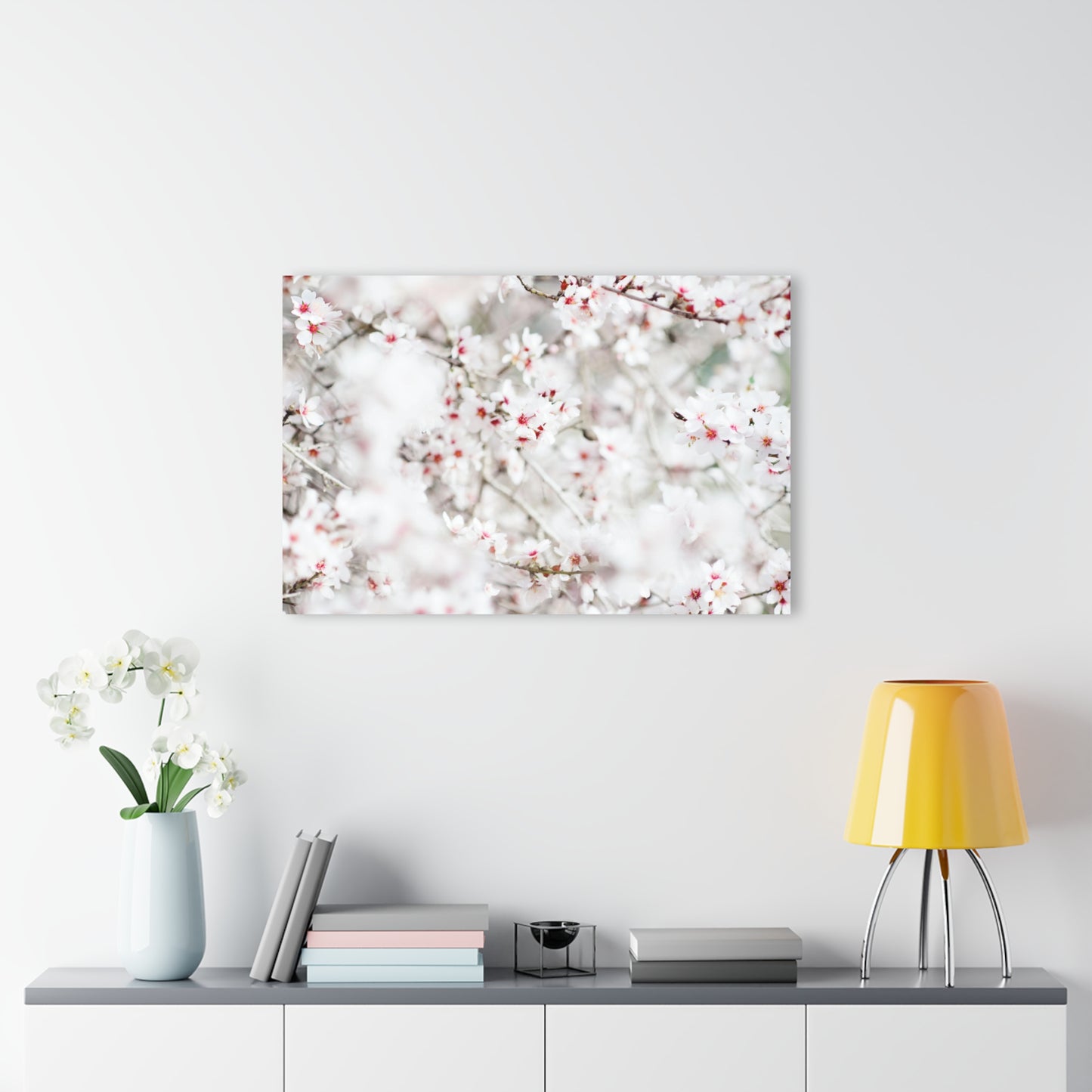 Almond Blossom Joy by Yehoshua Halevi Acrylic Print (French Cleat Hanging)