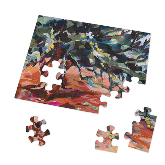 Portrait of an Ancient Olive Tree Painted Puzzle (30, 110, 252, 500,1000-Piece)