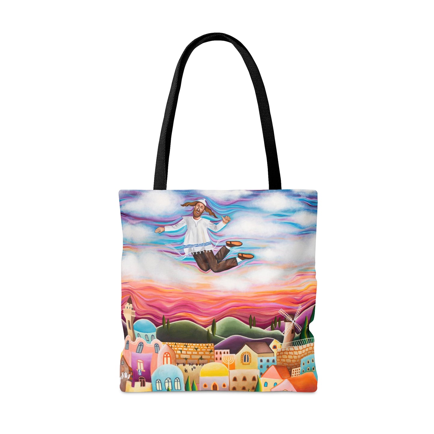 Flying Hassid by Yael Flataur Tote Bag