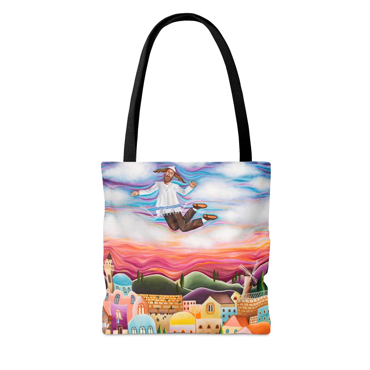 Flying Hassid by Yael Flataur Tote Bag