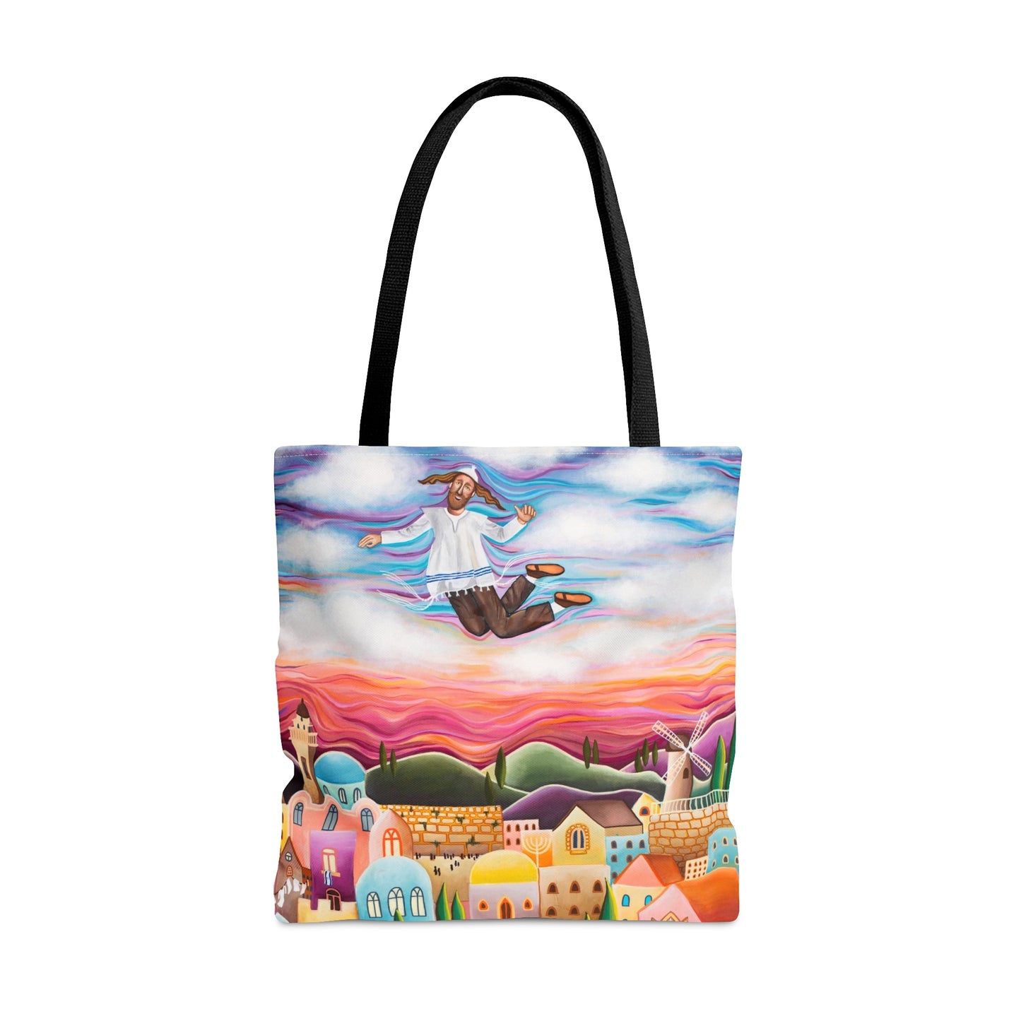 Flying Hassid by Yael Flataur Tote Bag