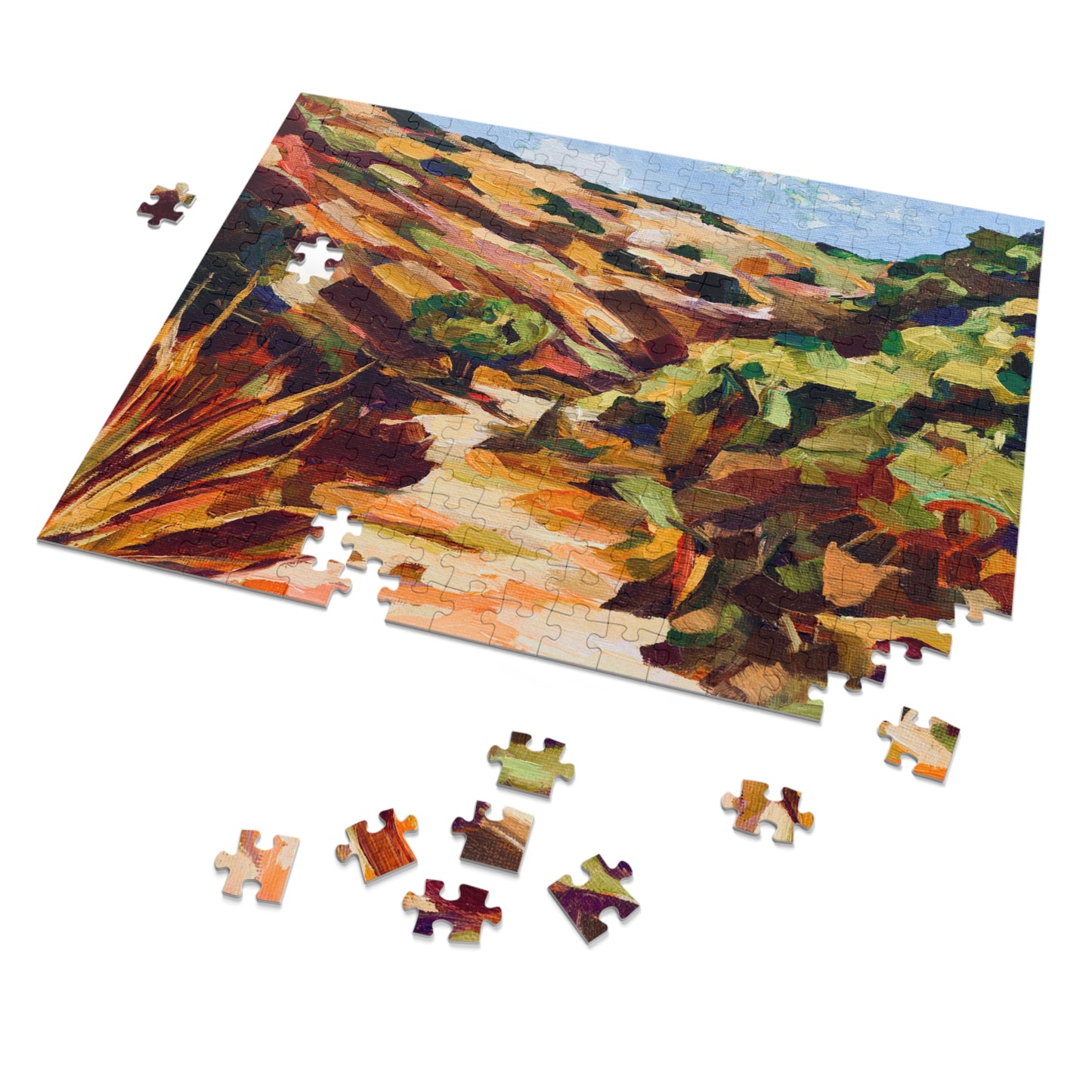 “Lech Lecha” by Leah Luria Jigsaw Puzzle (30, 110, 252, 500,1000-Piece)