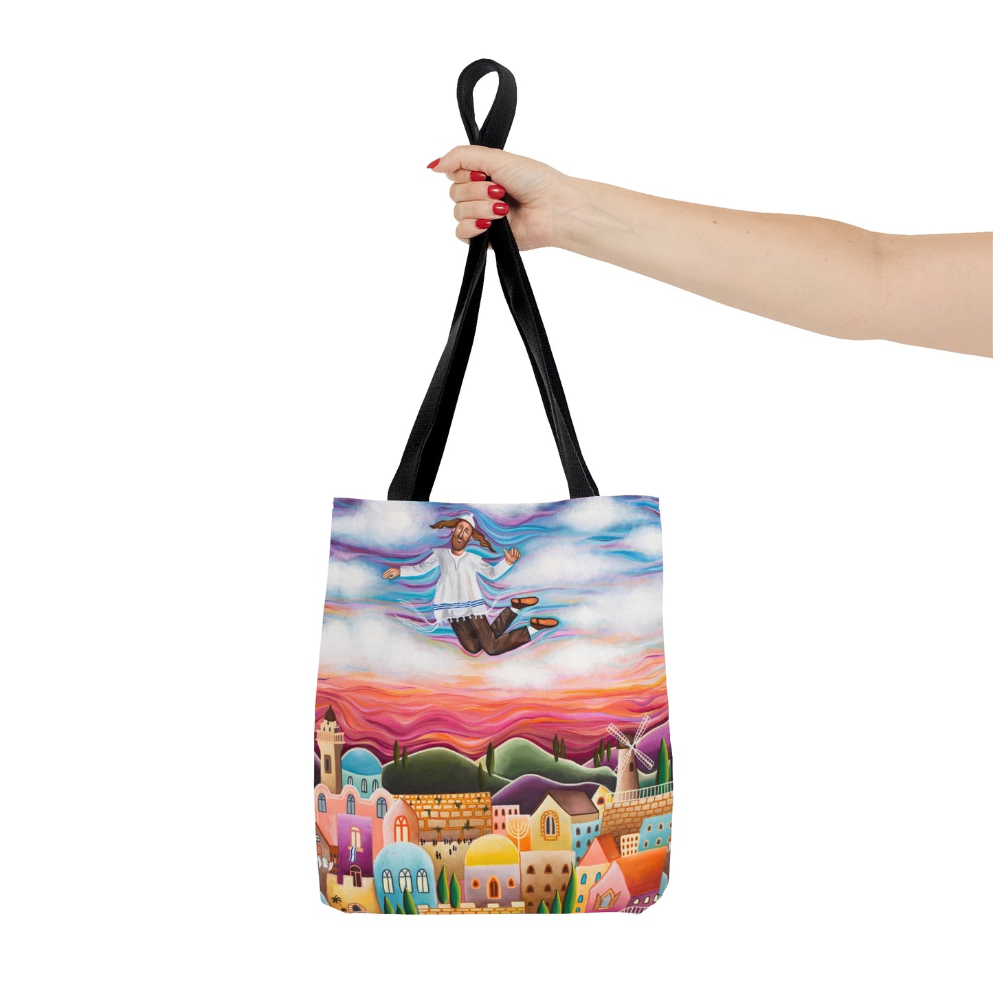 Flying Hassid by Yael Flataur Tote Bag