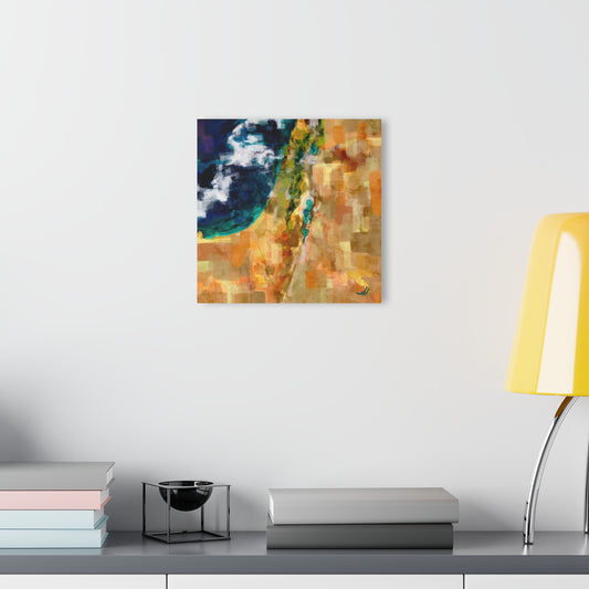 Israel from Above by Leah Luria Acrylic Print (French Cleat Hanging)