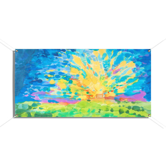 Geula by Amy Rosen Sukkah Tapestry (waterproof)