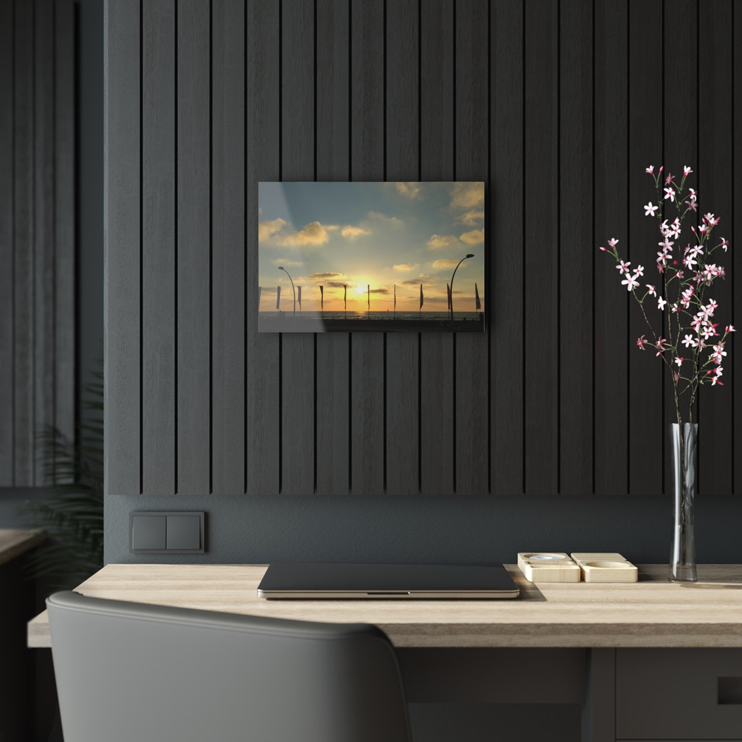 "Magic Hour" by Avraham Nacher Glossy Acrylic Photograph Print