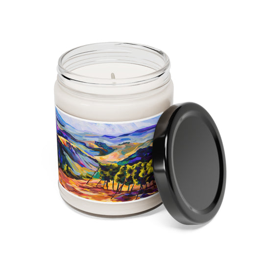 “Mountaintop Vineyard” by Leah Luria Scented Soy Candle, 9oz