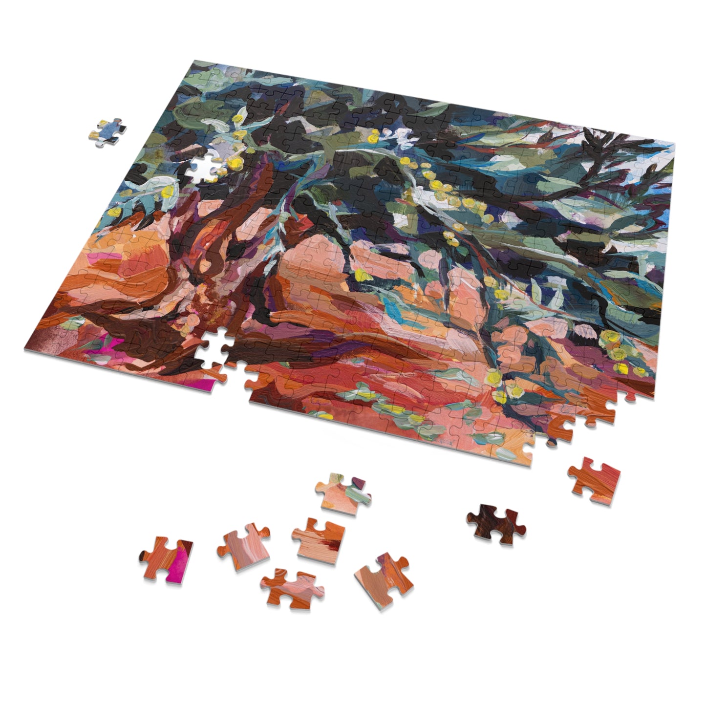 Portrait of an Ancient Olive Tree Painted Puzzle (30, 110, 252, 500,1000-Piece)