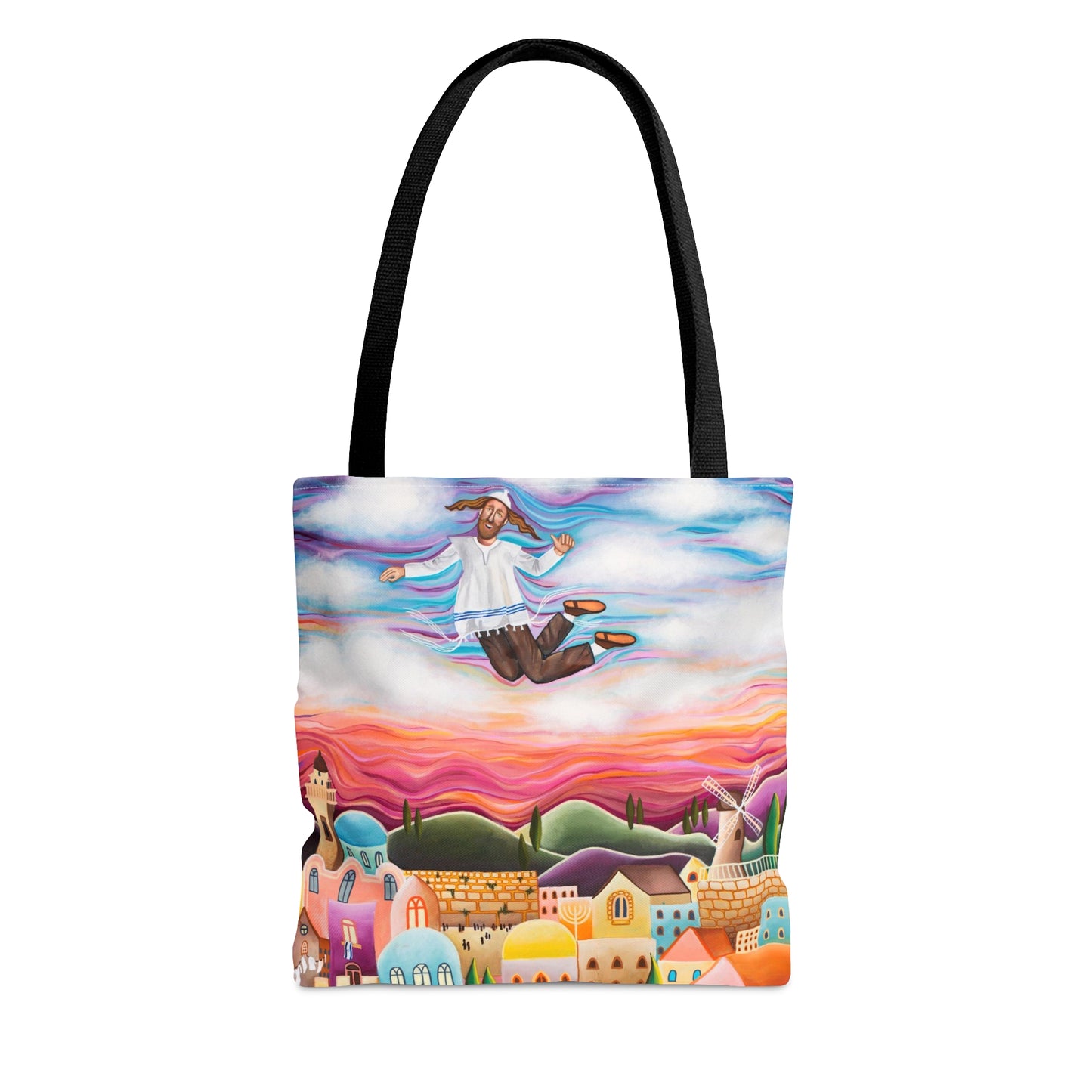 Flying Hassid by Yael Flataur Tote Bag