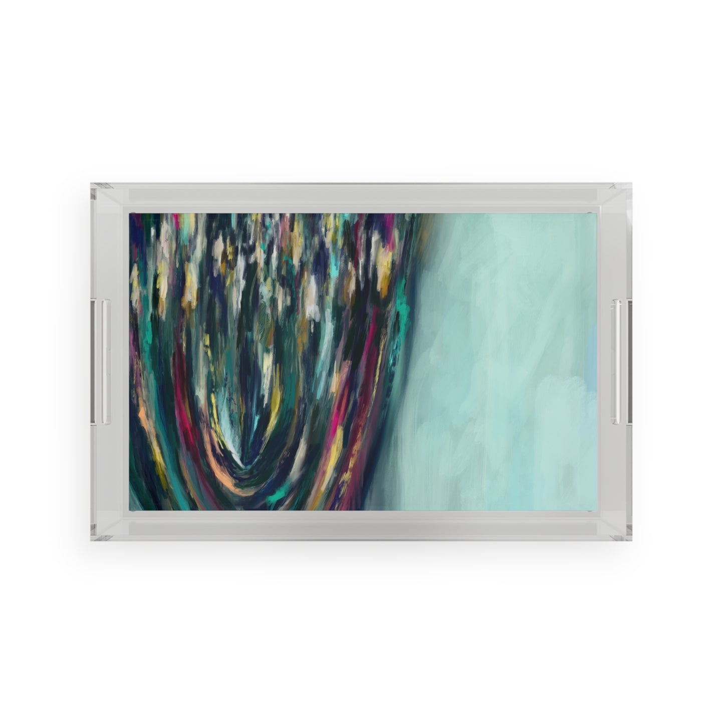 Chanukah Acrylic Serving Tray by Nicole Friedman