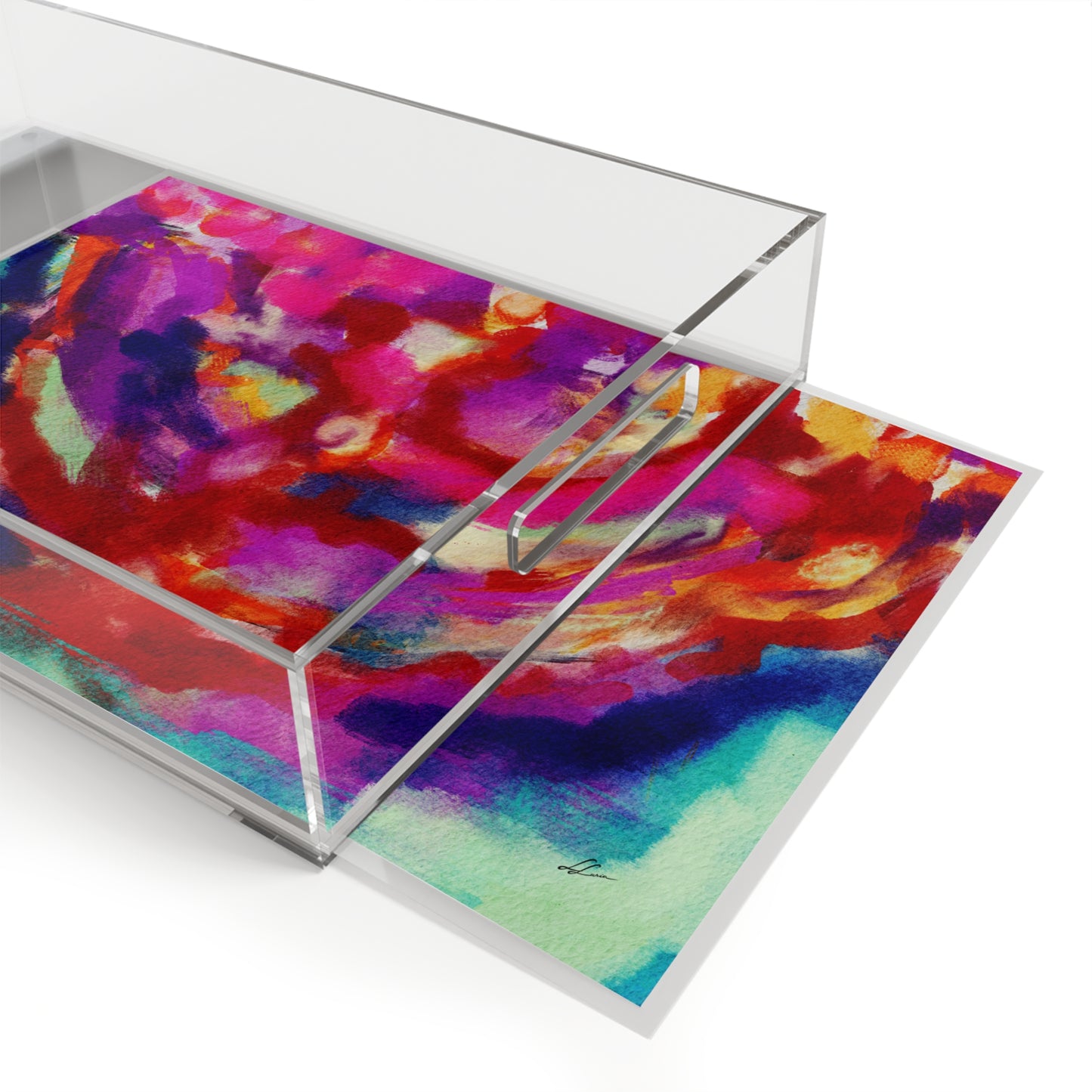 Sparks of Light Chanukah Acrylic Serving Tray by Leah Luria