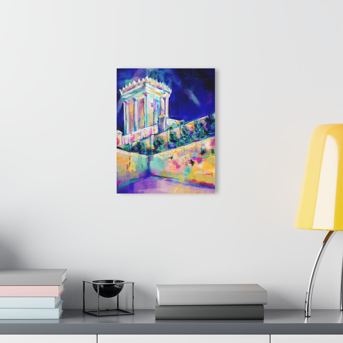 Night Vision - Beis Hamikdash III by Leah Luria Acrylic Prints (French Cleat Hanging)