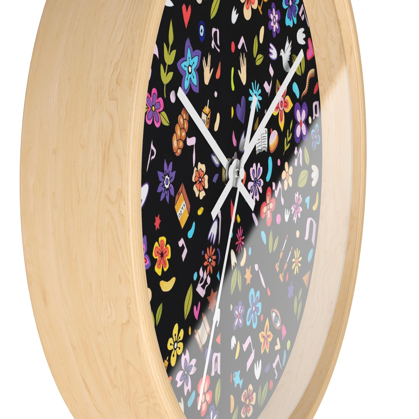 "Piece of Peace" by Yael Flatauer Wall Clock