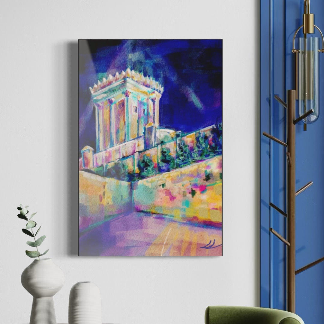 Night Vision: Beit Hamikdash III by Leah Luria Print on Fine Art Paper or Canvas Giclée