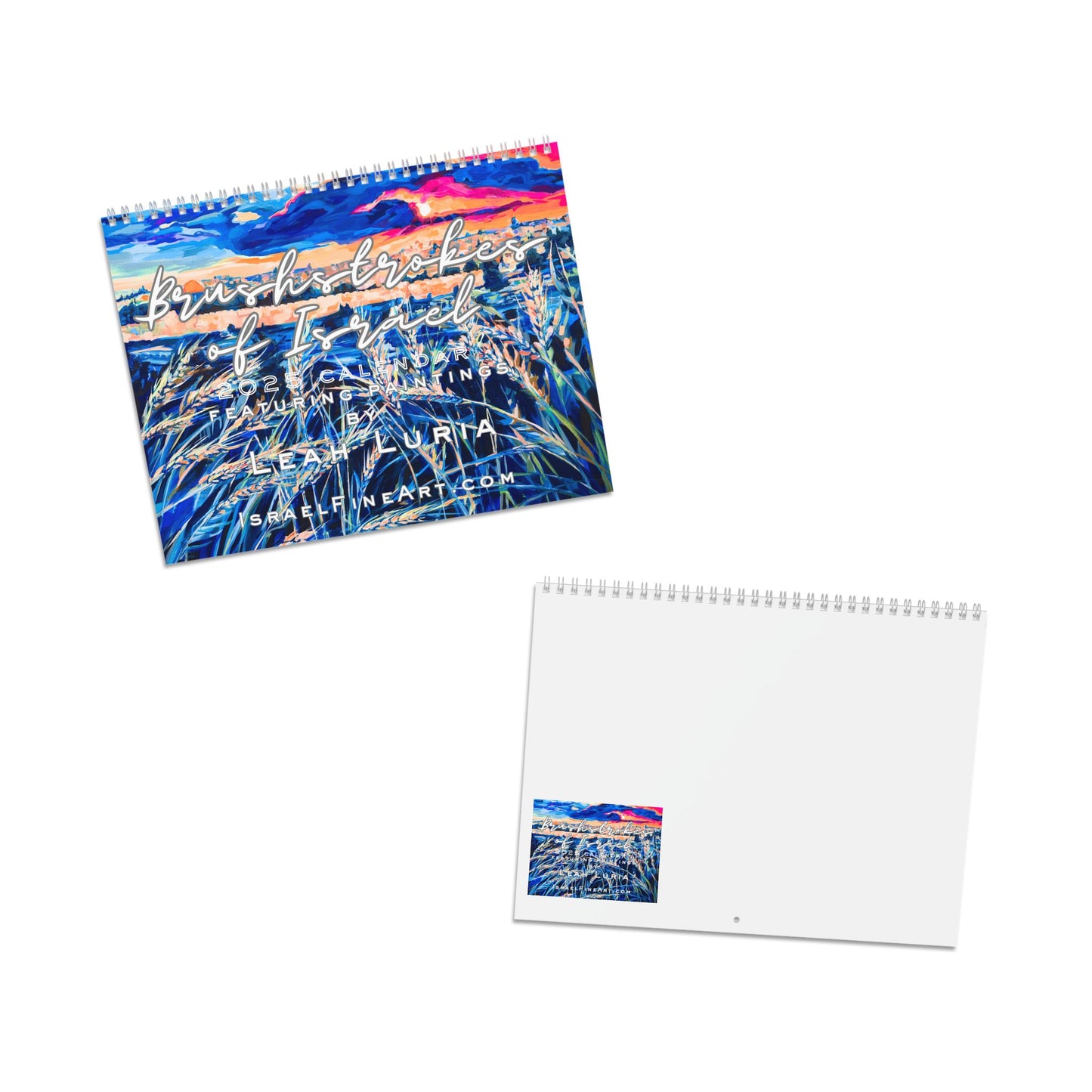 "Brushstrokes of Israel" by Leah Luria 2025 Wall Calendar